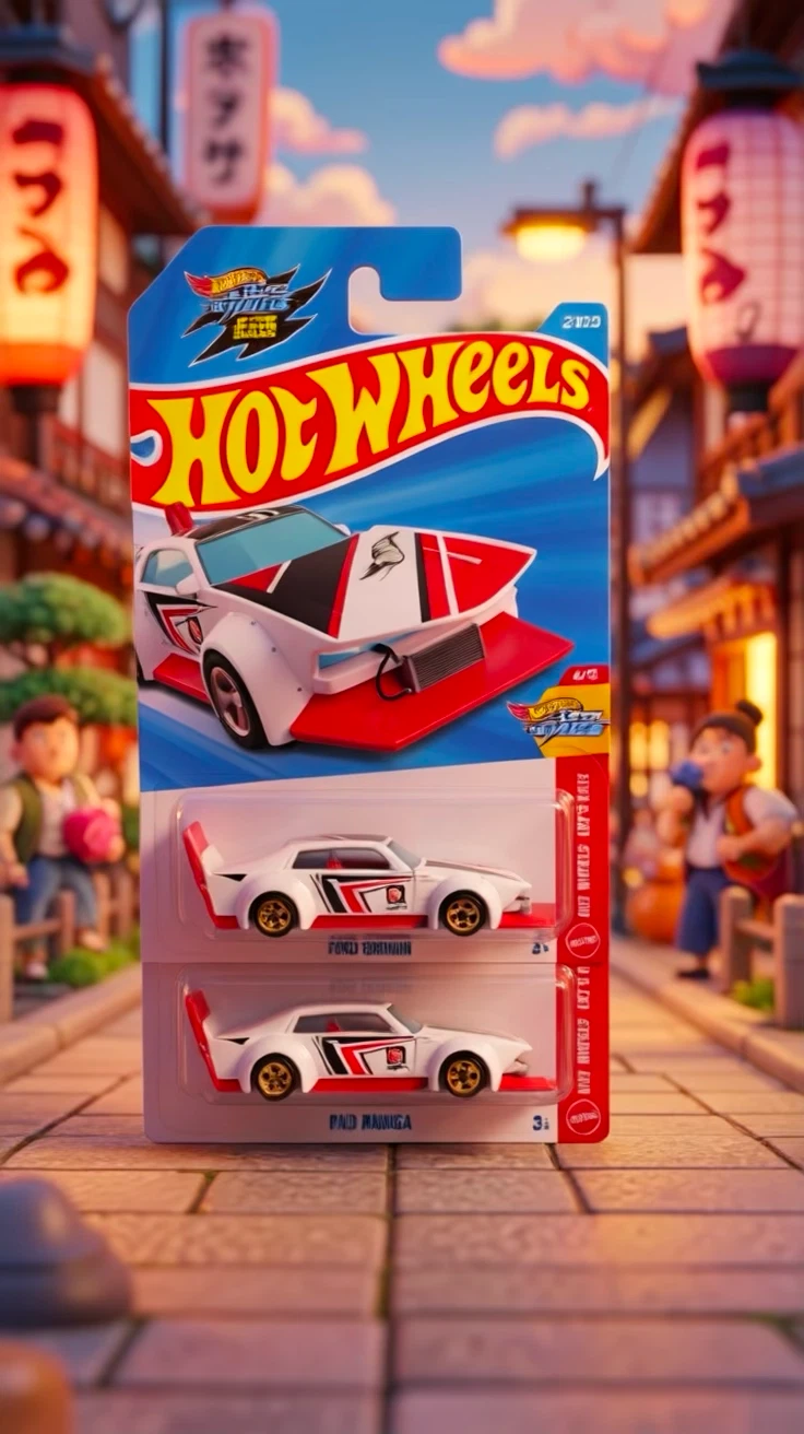 Hot Wheels Mad Manga treasure hunt set