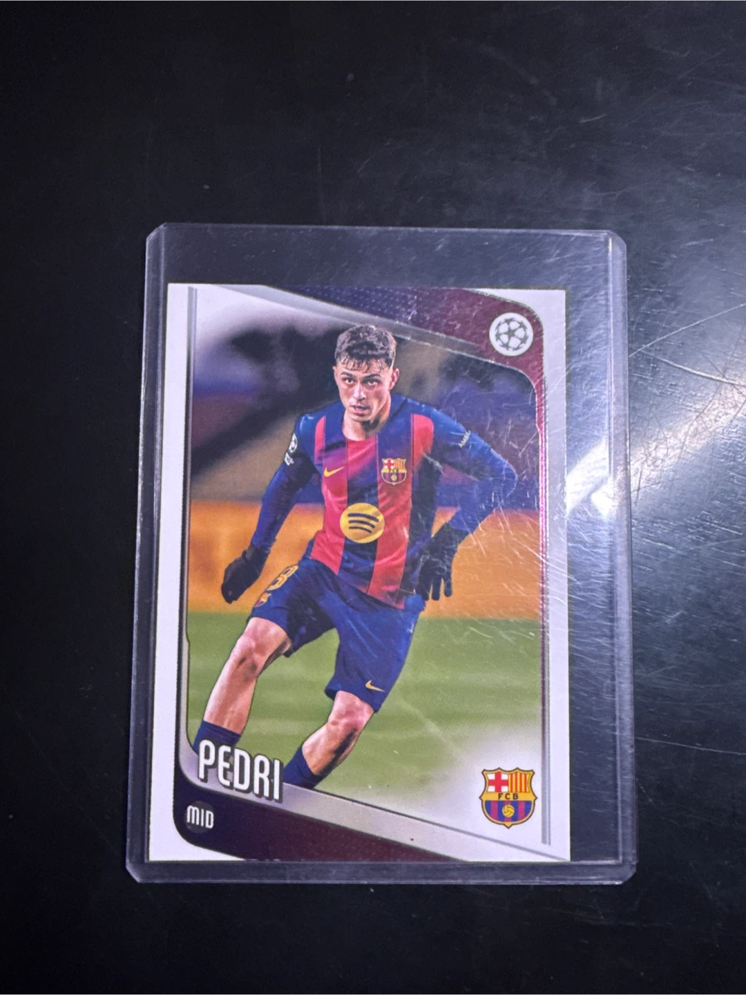 Pedri FC Barcelona Topps UEFA Champions League Card