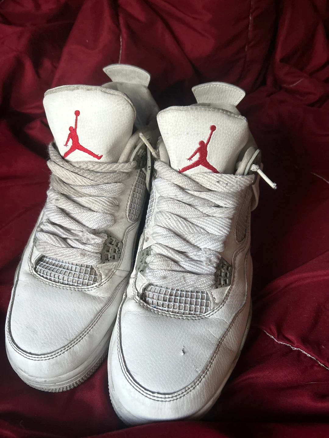 White cement Jordan 4 -size 11 M - photo 2