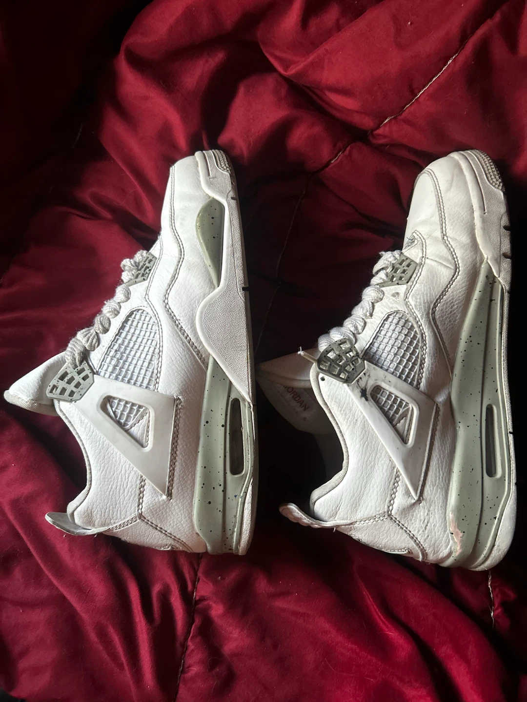 White cement Jordan 4 -size 11 M - photo 4