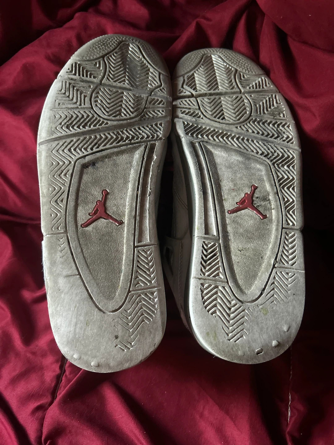 White cement Jordan 4 -size 11 M - photo 5