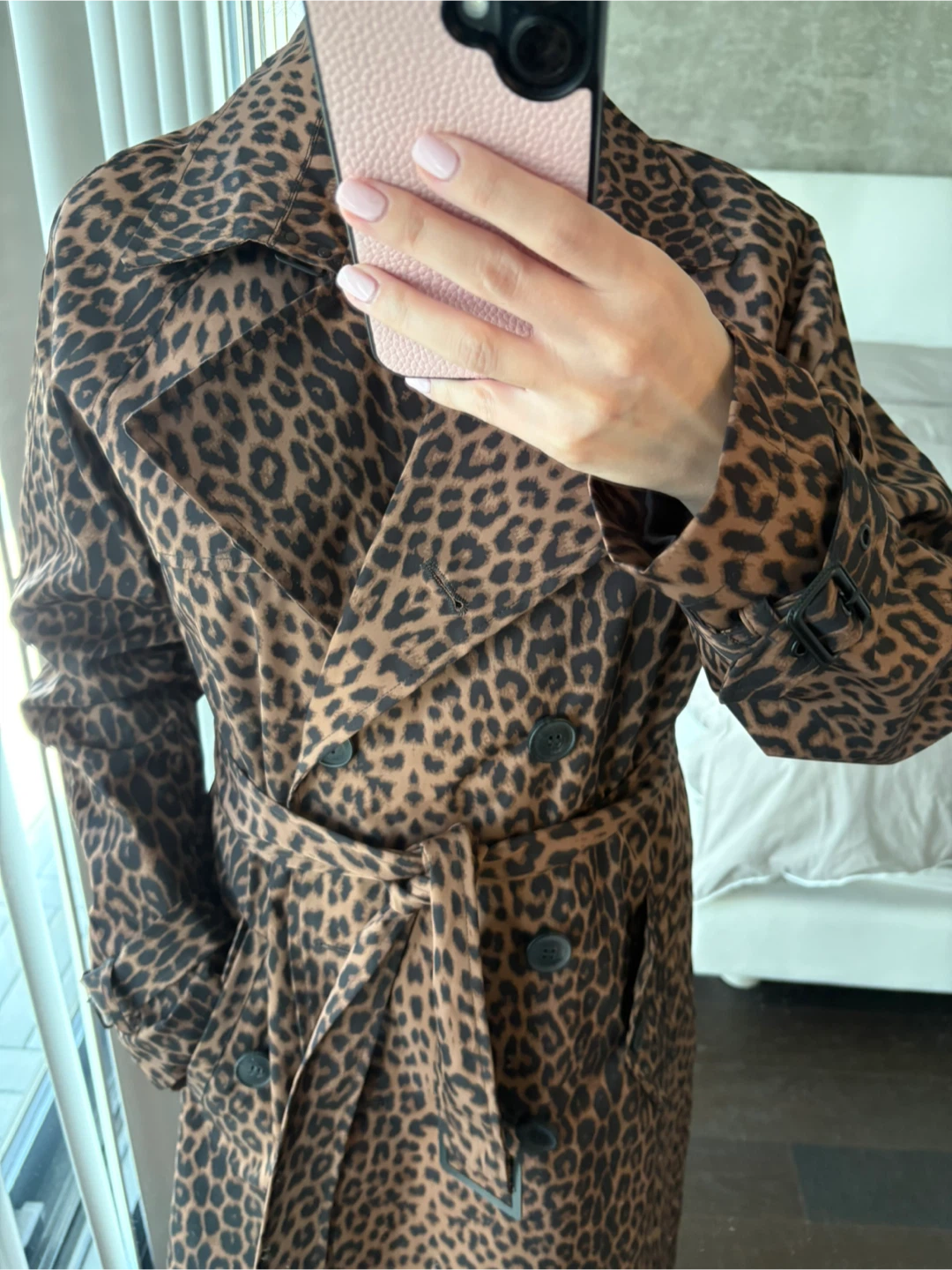 PAID $350! new Rebecca Minkoff Leopard Print Trench Coat - photo 2