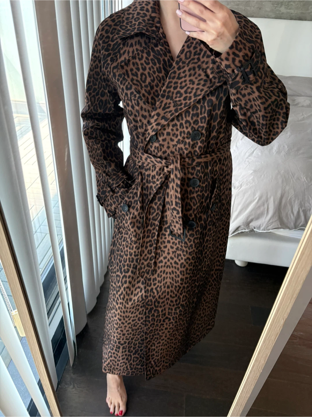 PAID $350! new Rebecca Minkoff Leopard Print Trench Coat - photo 4
