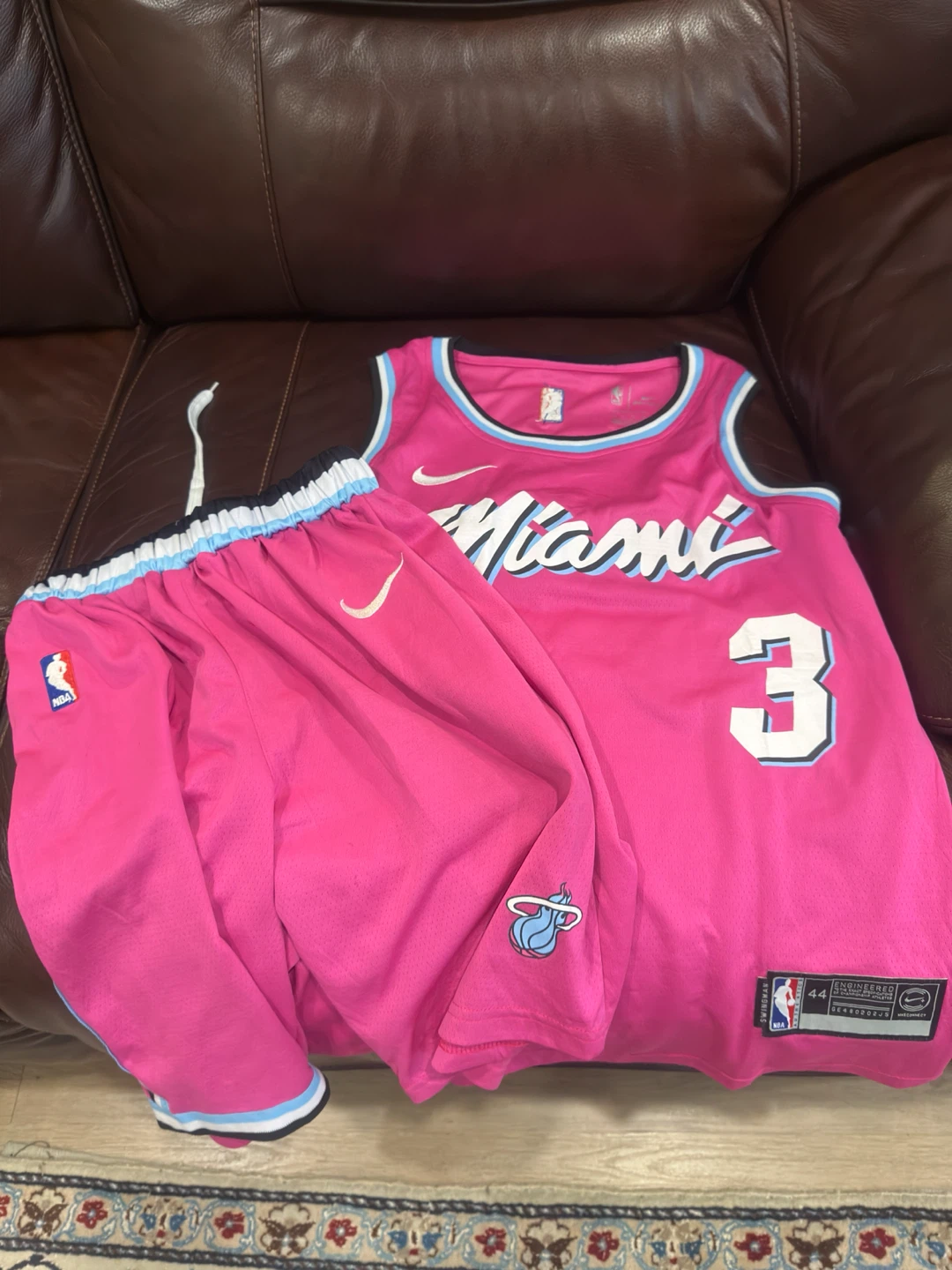 Miami Heat Dwyane Wade Jersey and Shorts Set