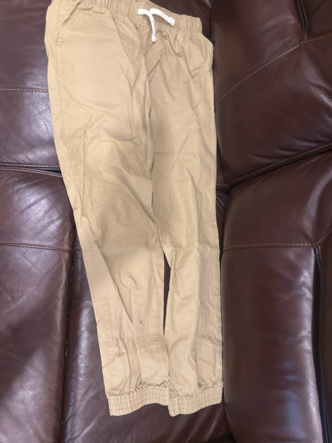 Tan Jogger Pants