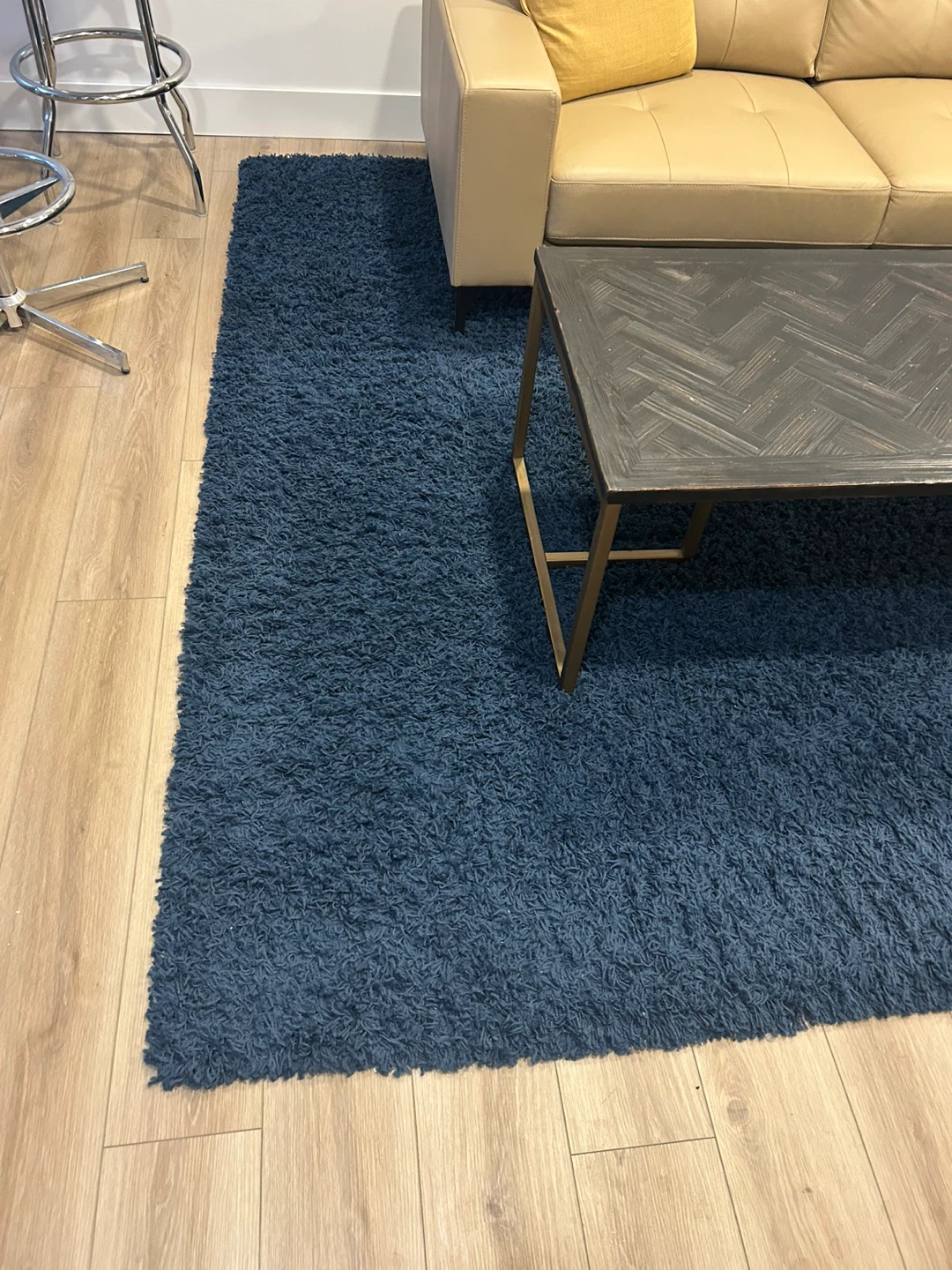 Large Blue Shag Area Rug - photo 2