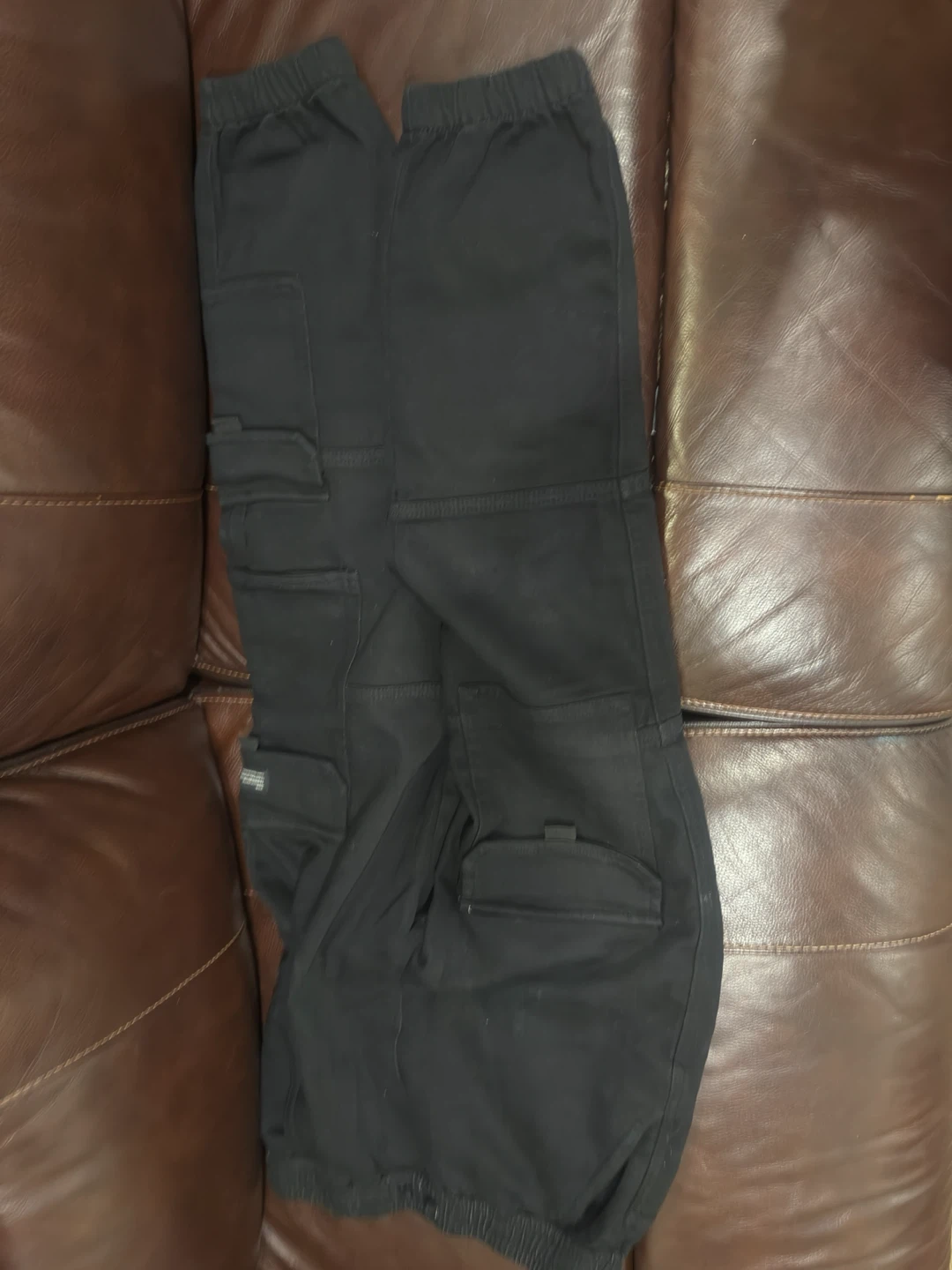 Zara Boys Black Cargo Joggers Size 13-14
