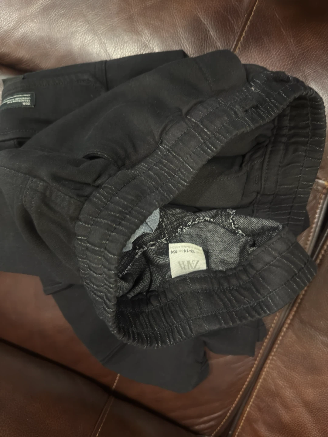 Zara Boys Black Cargo Joggers Size 13-14 - photo 2