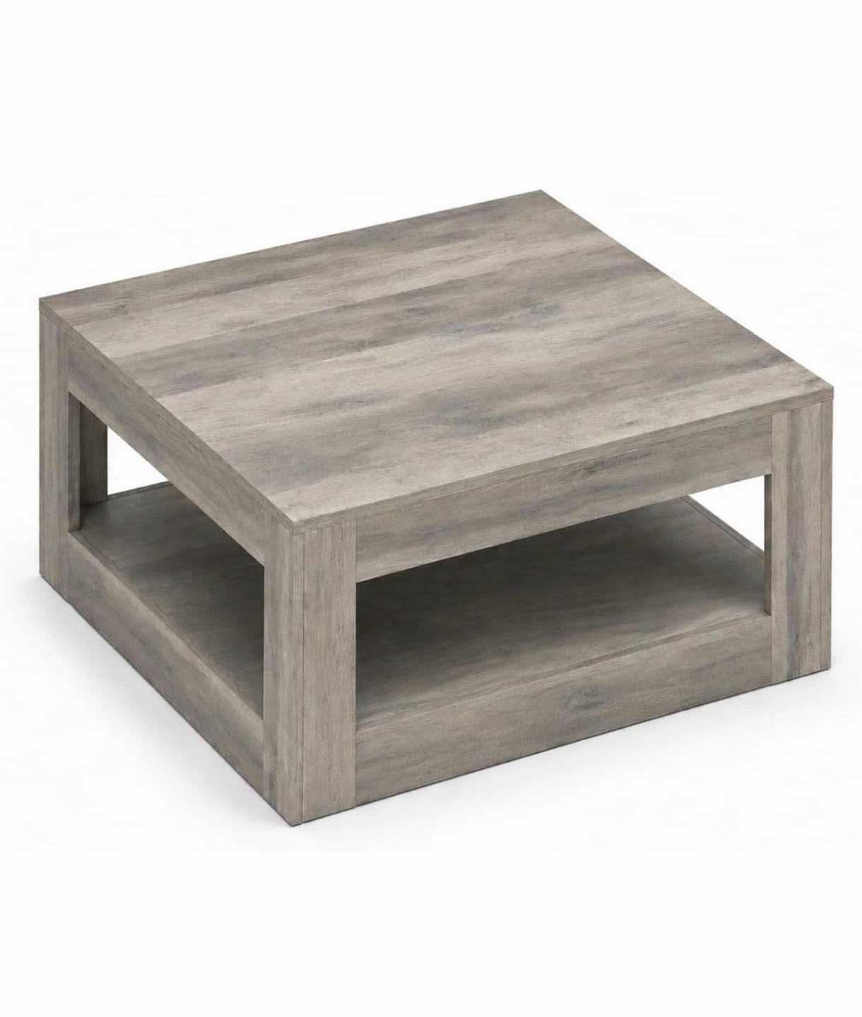 Square Coffee Table in Rustic Gray - photo 2