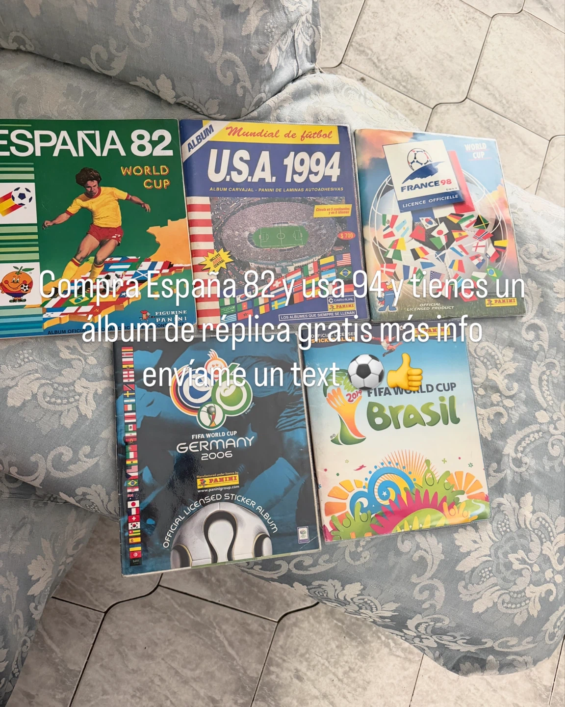 Collection of Panini FIFA World Cup Sticker Albums