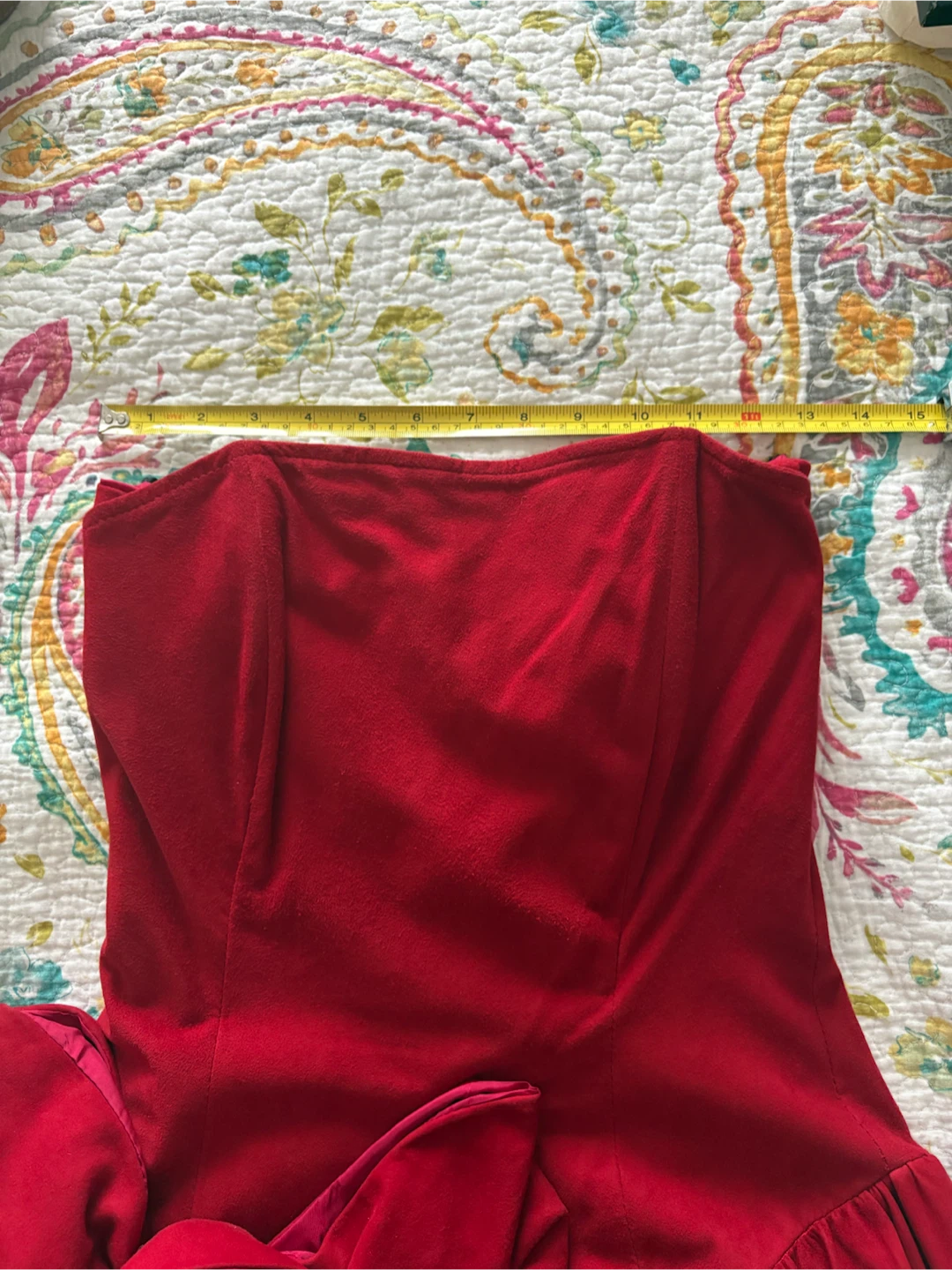 Danier red leather dress size 2 - photo 2