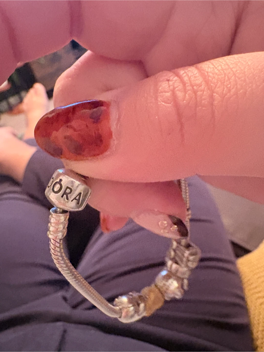 Pandora Sterling Silver Bracelet with Charms - photo 2