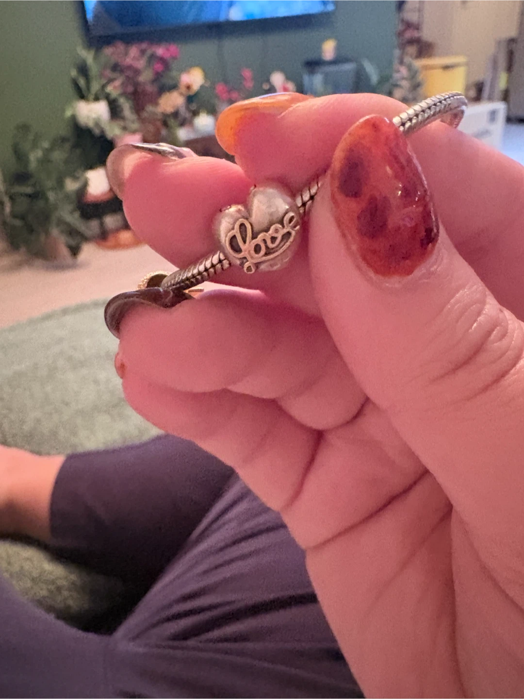 Pandora Sterling Silver Bracelet with Charms - photo 4