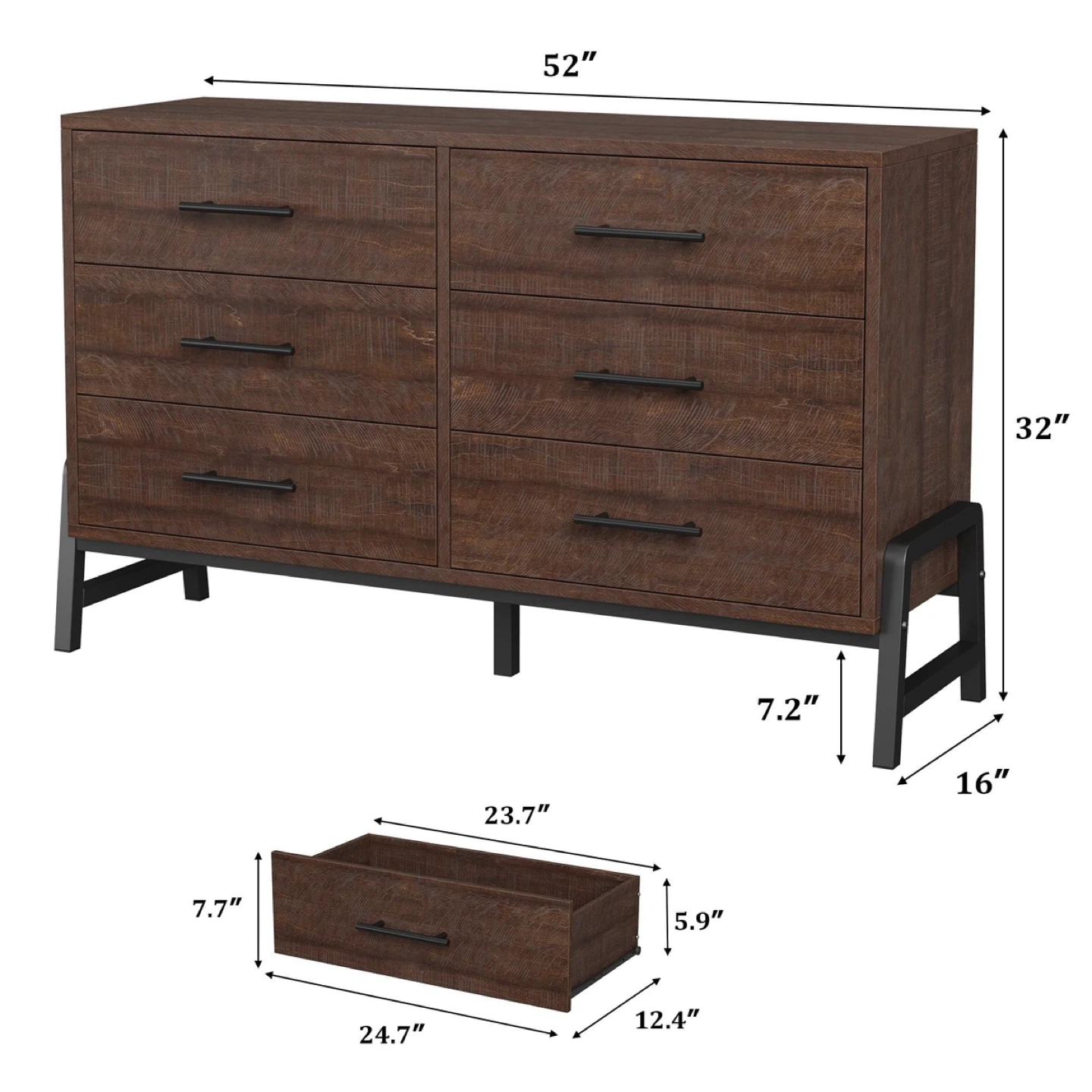Garvee 6-Drawer Dresser - Brand New - photo 4