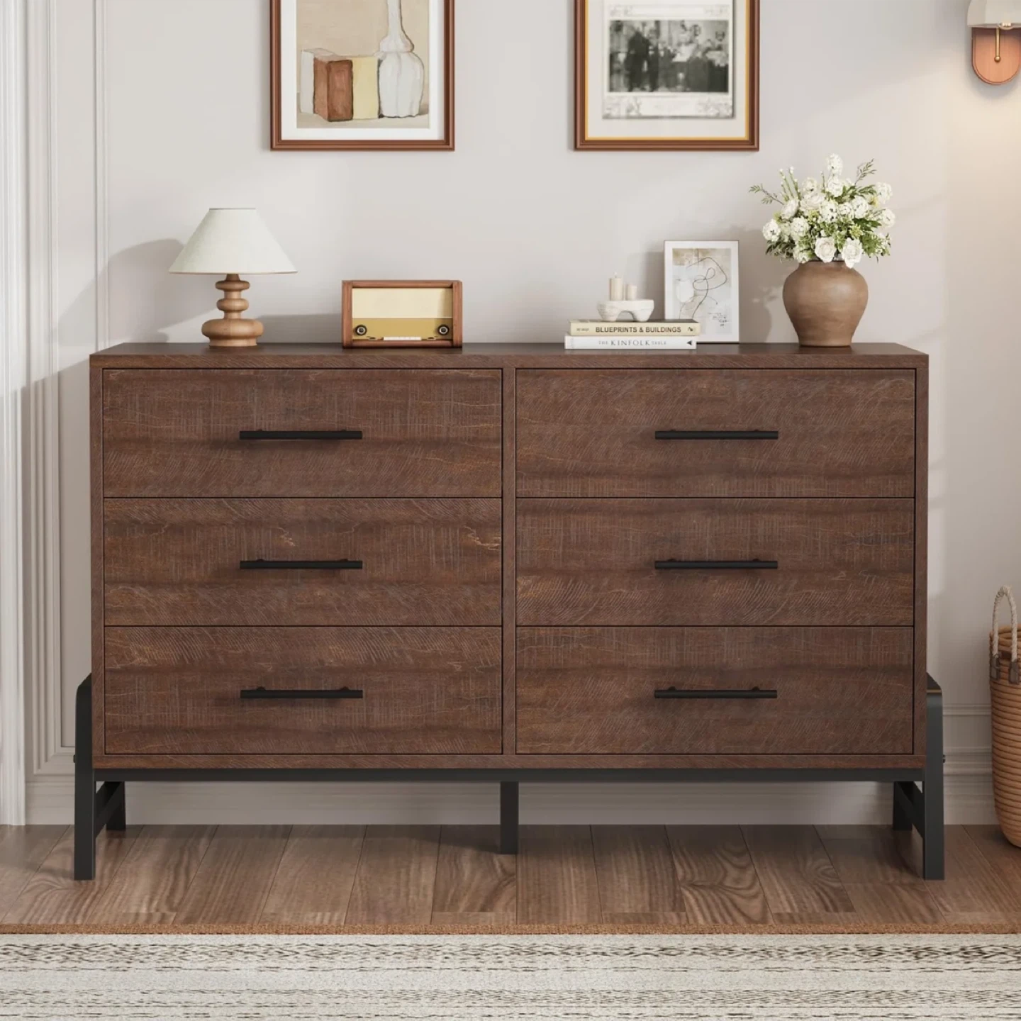 Garvee 6-Drawer Dresser - Brand New
