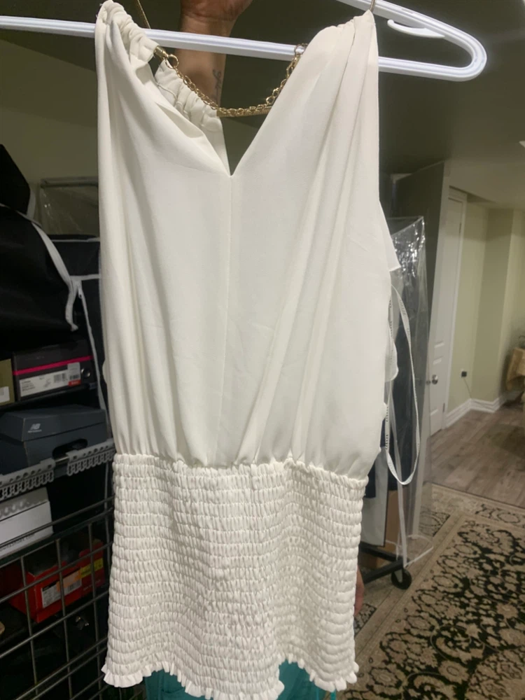 XOXO White Sleeveless Top - photo 3