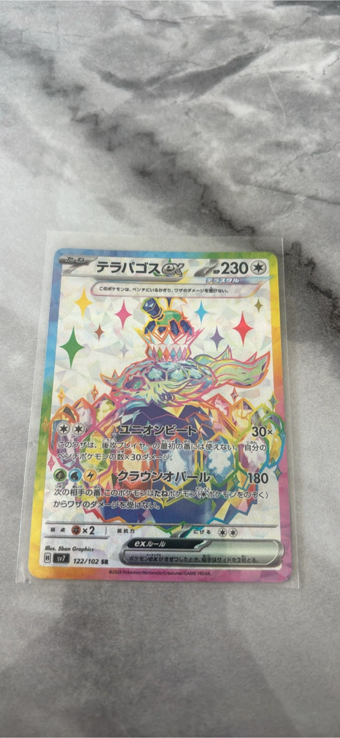 Terapagos ex Pokemon Trading Card
