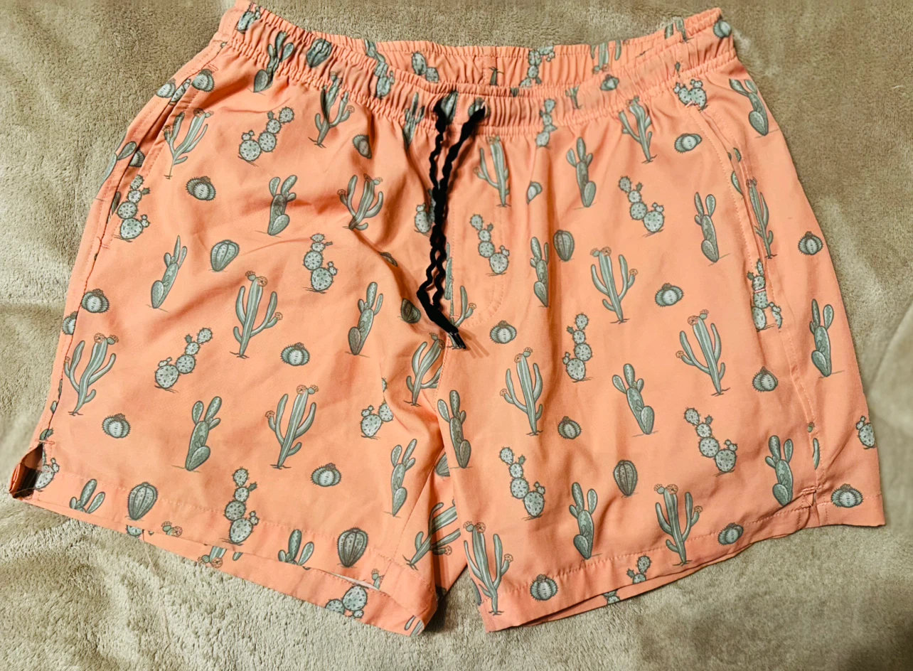 Bearbottom Clothing Cactus Print Swim Shorts