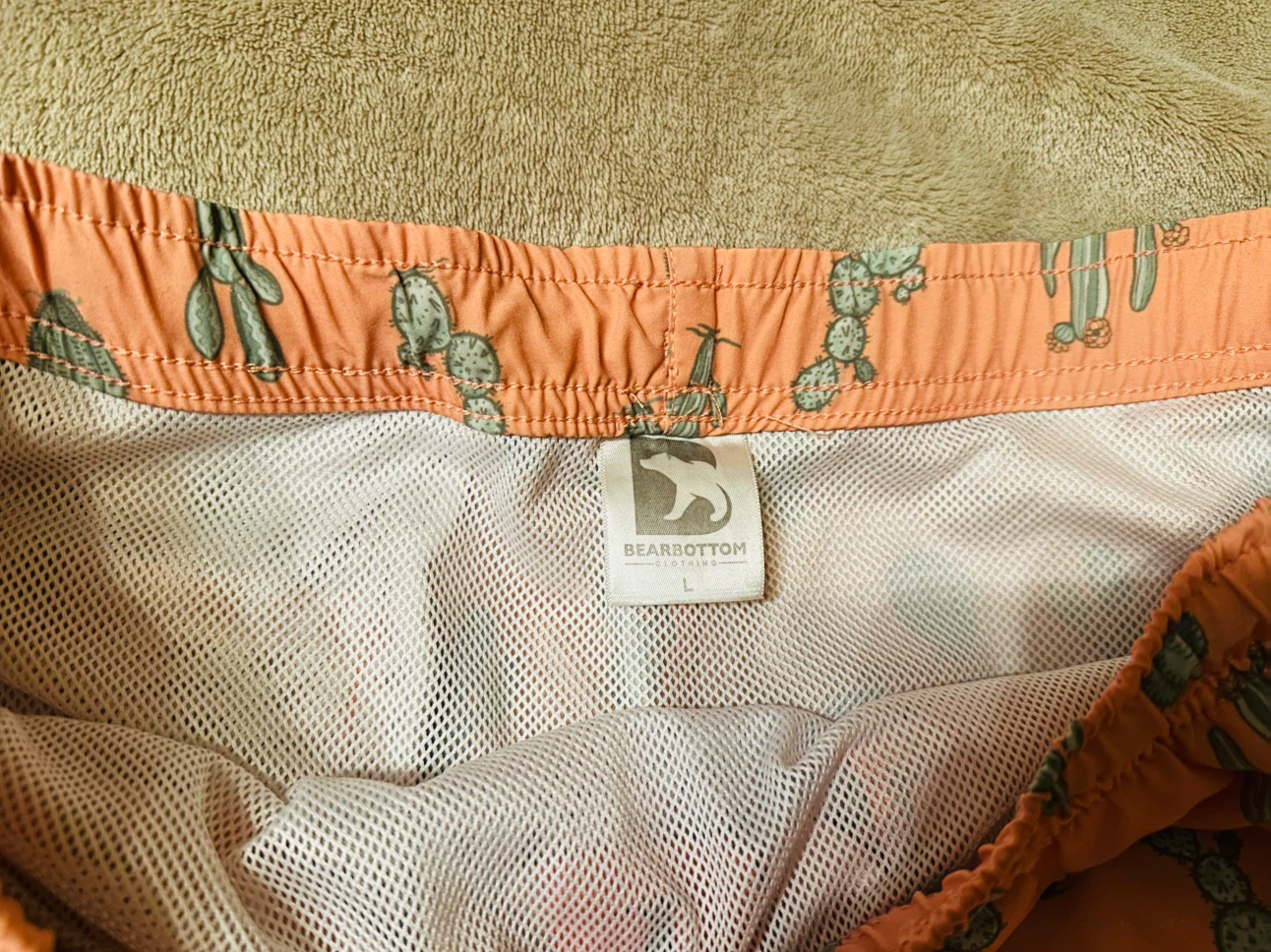 Bearbottom Clothing Cactus Print Swim Shorts - photo 2