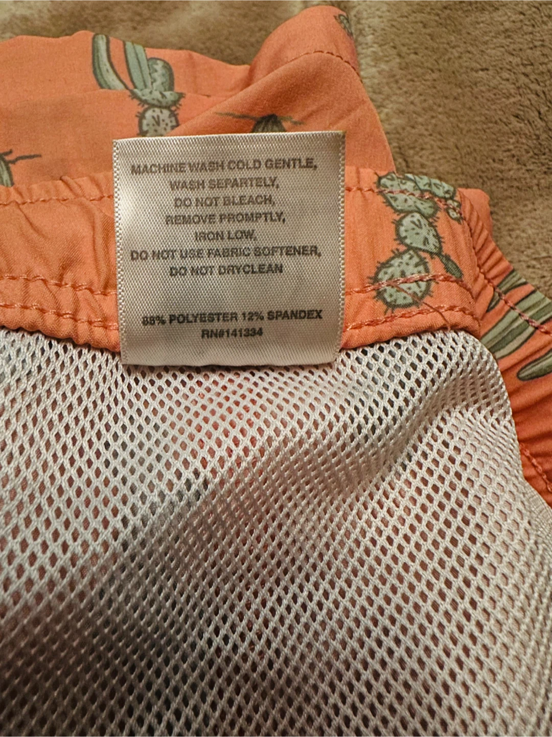 Bearbottom Clothing Cactus Print Swim Shorts - photo 5