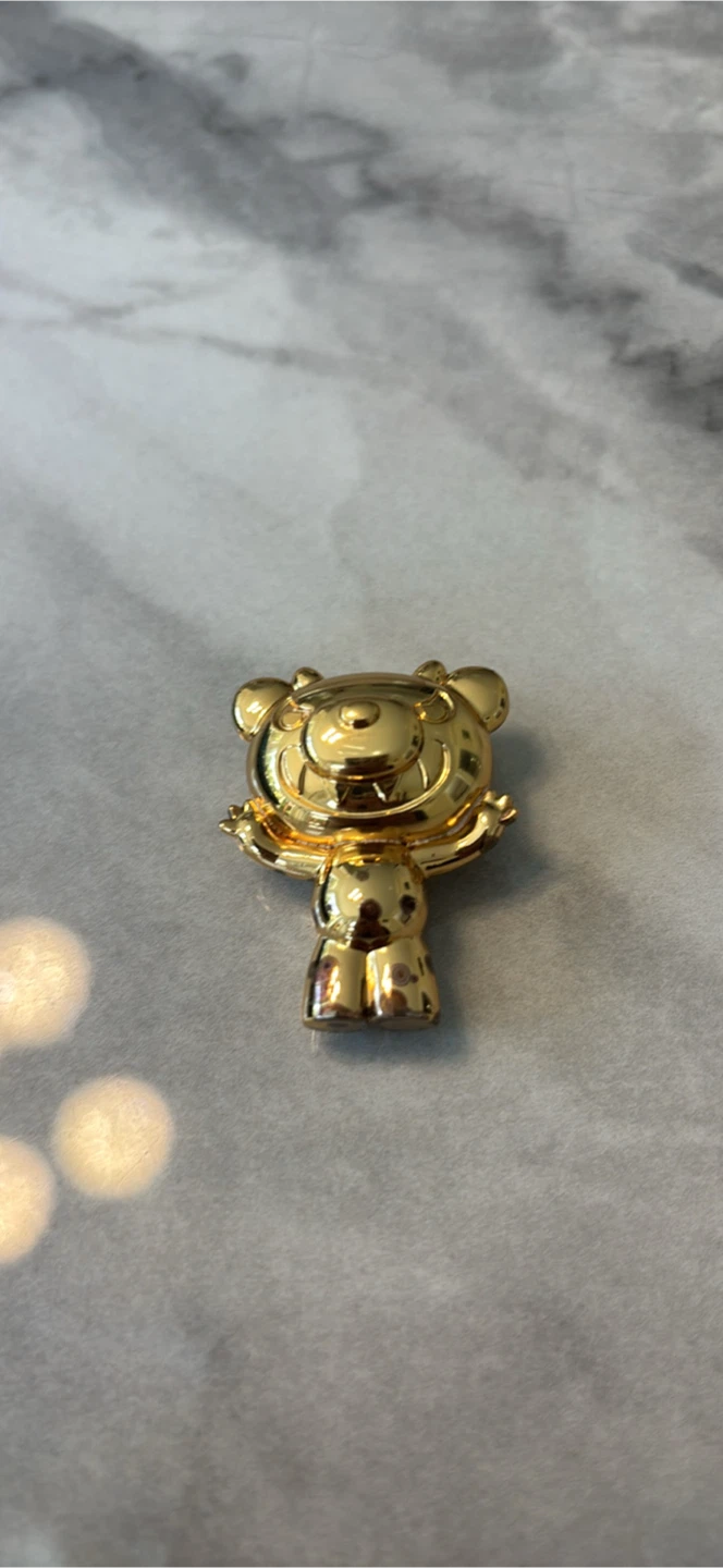 Gold-toned Bear Figurine