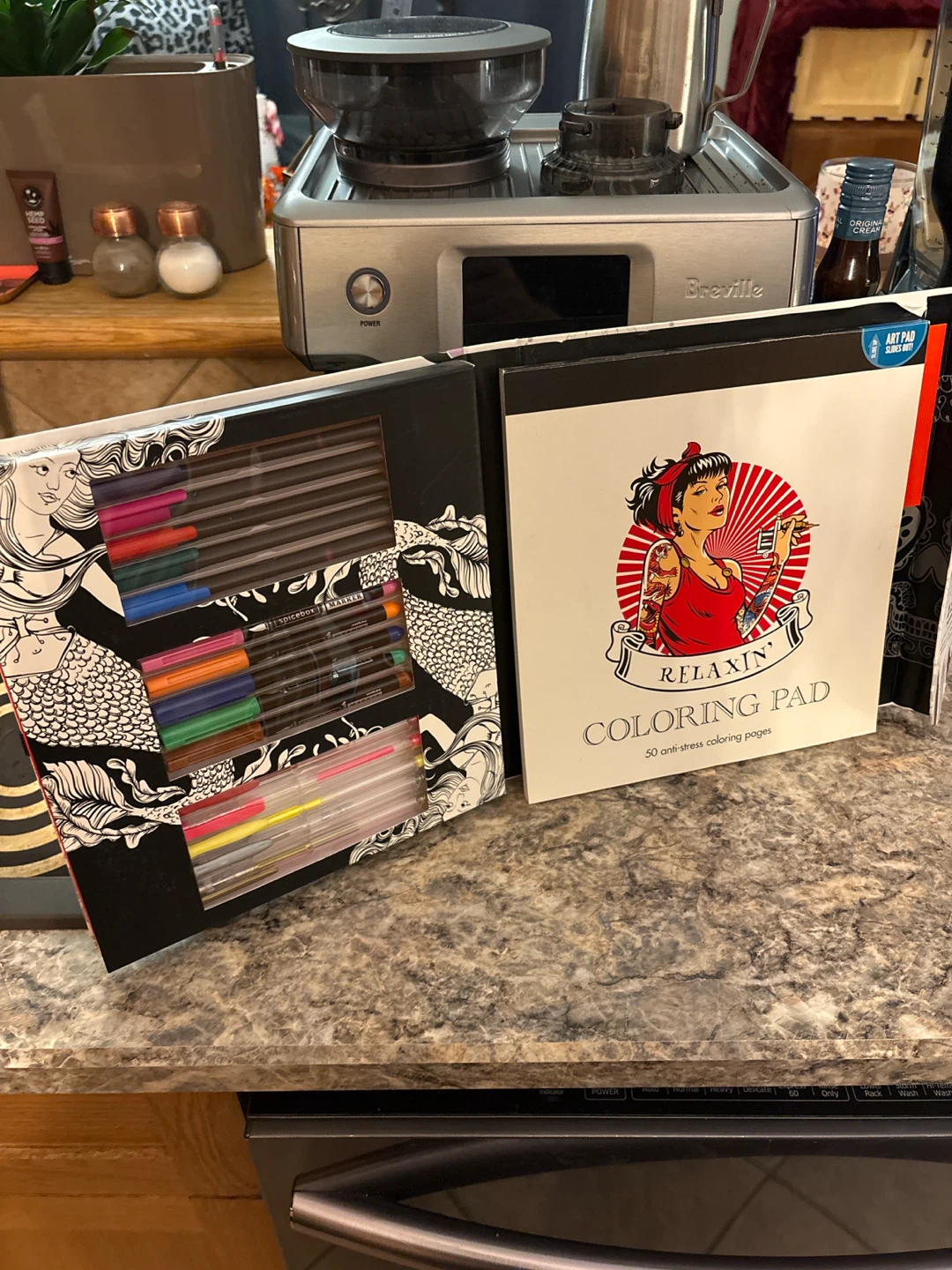 SpiceBox Tattoos Coloring Pad Set - photo 2