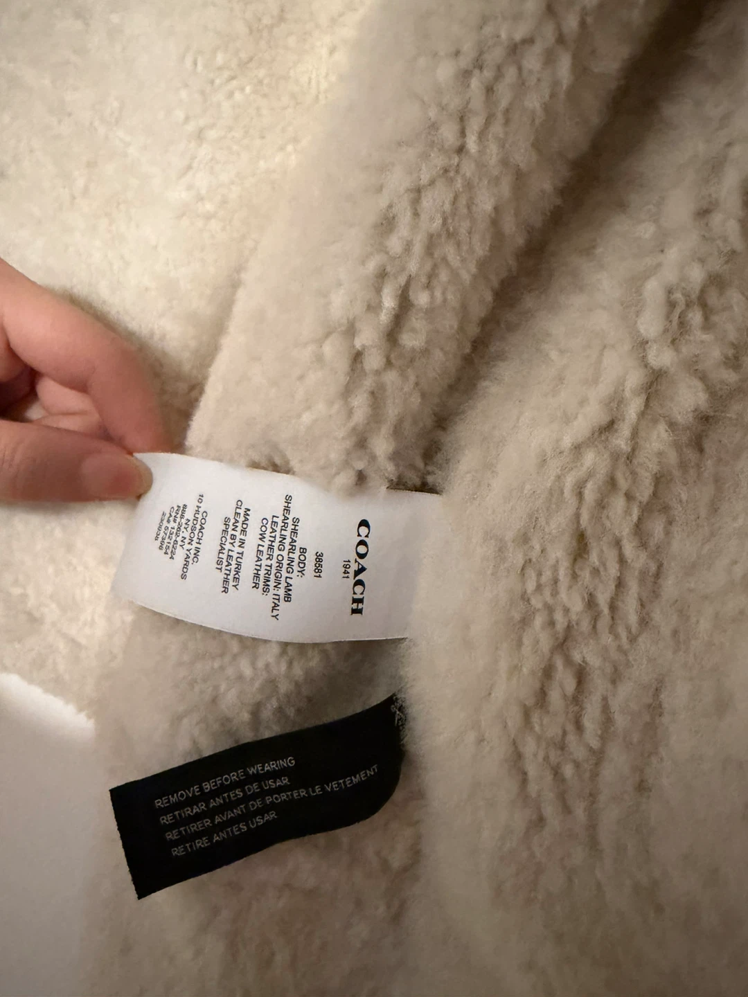 Coach 1941 Restored Shearling Aviator Jacket - photo 5