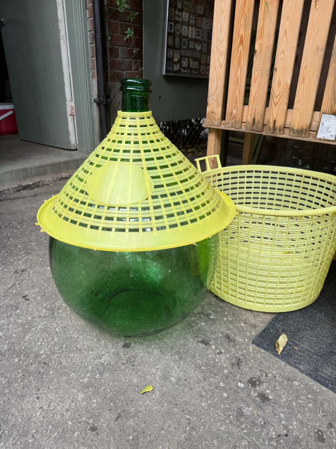 Assorted Glass Carboys with Protective Baskets - photo 3