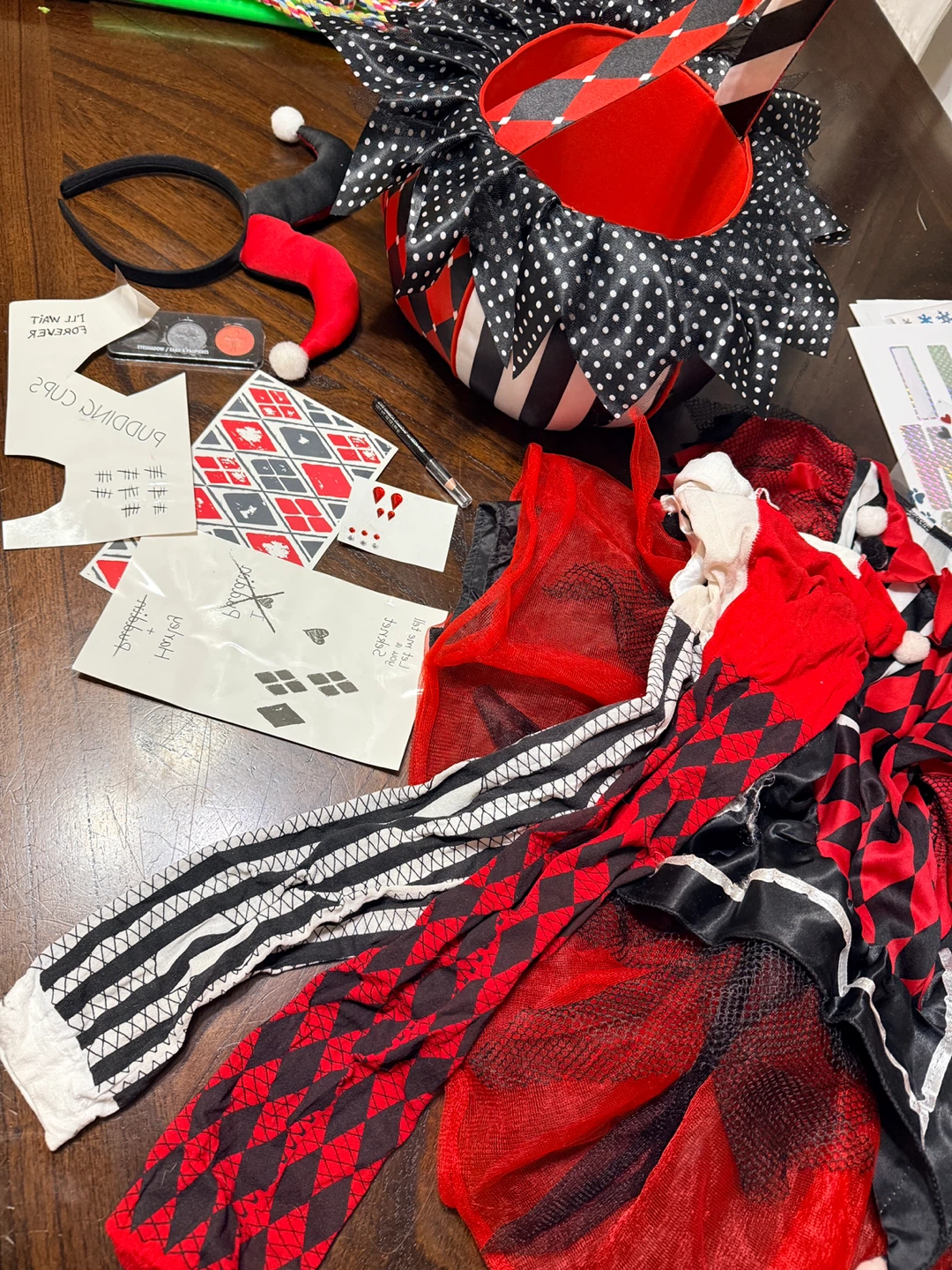 Harlequin Halloween Costume Set - photo 4