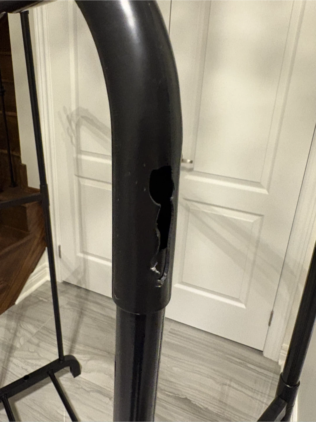 Double Rod Metal Clothing Rack - photo 3