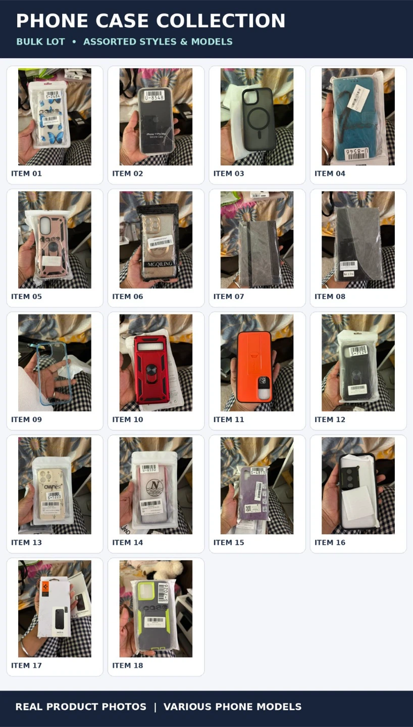 Bulk Lot of Assorted Phone Cases