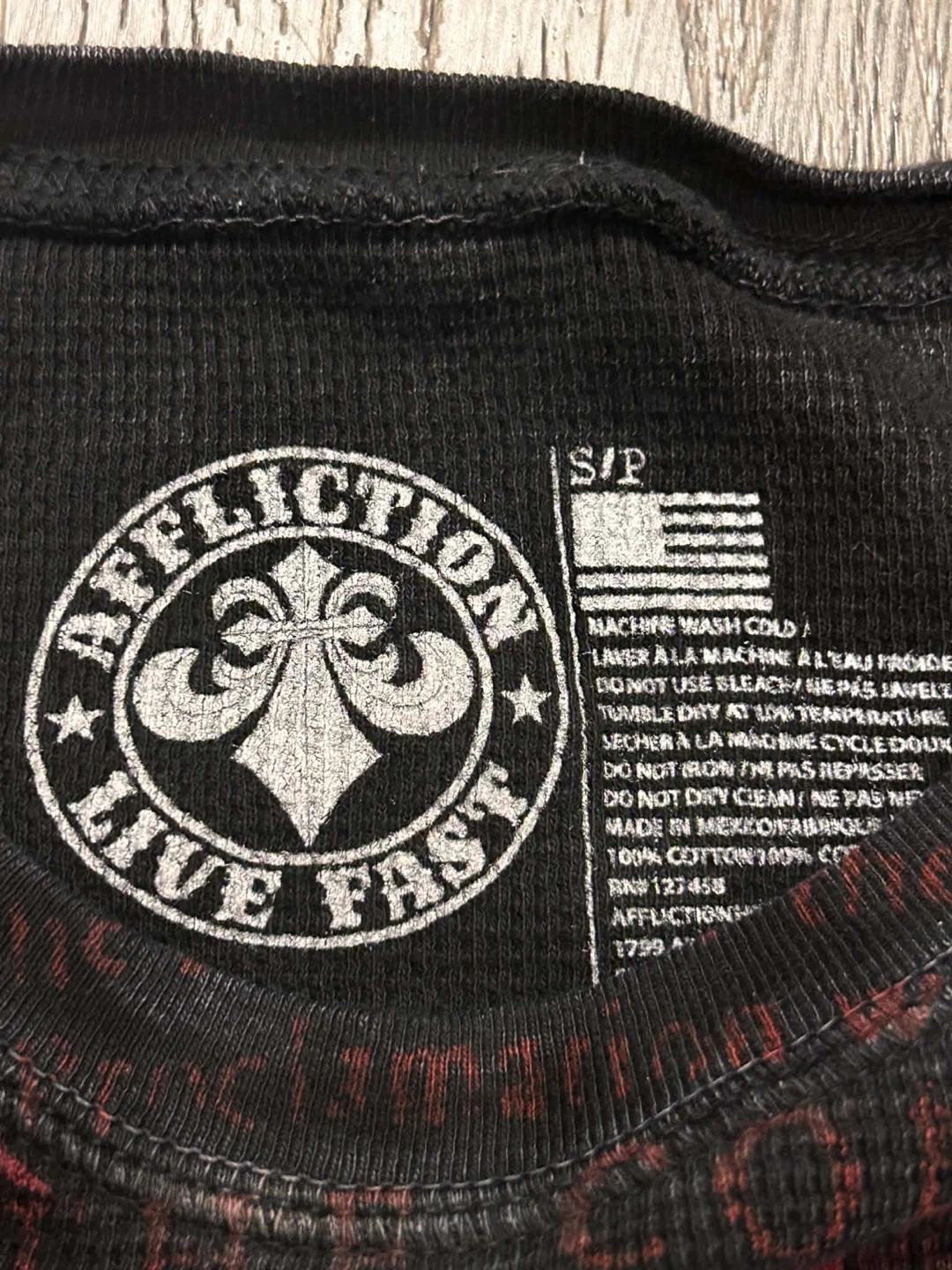 Affliction Long Sleeve Thermal Shirt - photo 2