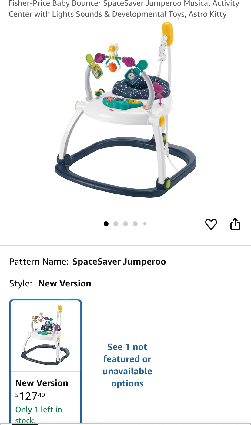 Fisher-Price SpaceSaver Jumperoo Astro Kitty - photo 2