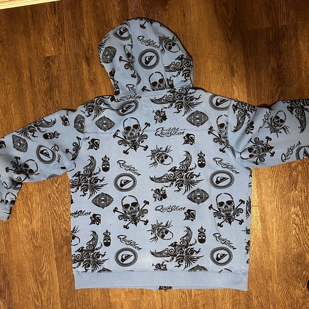 Quiksilver Full-Zip Skull Print Hoodie - photo 2