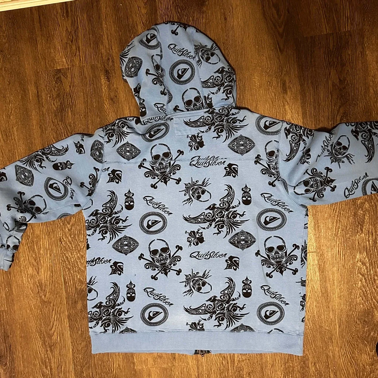 Quiksilver Full-Zip Skull Print Hoodie - photo 2