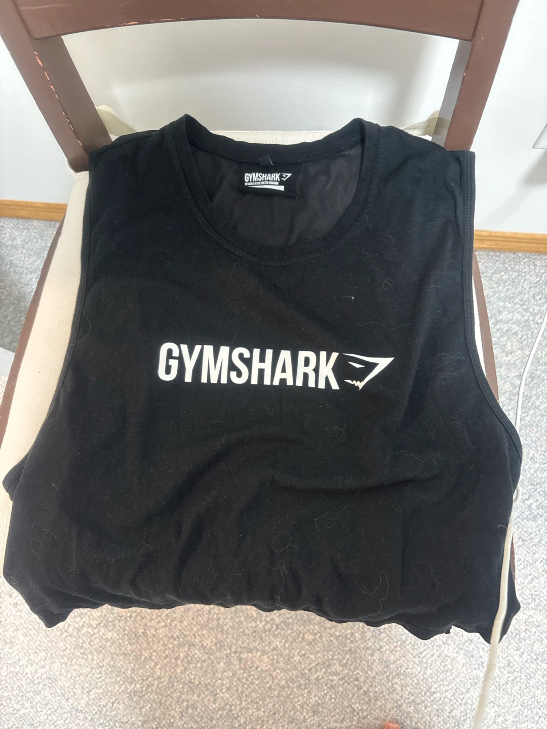 Gymshark Black Sleeveless Tank Top
