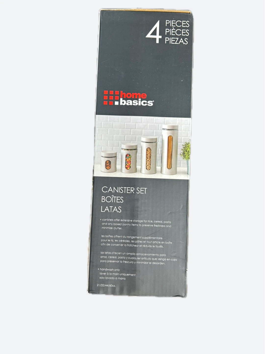 Home Basics 4-Piece Canister Set - photo 2