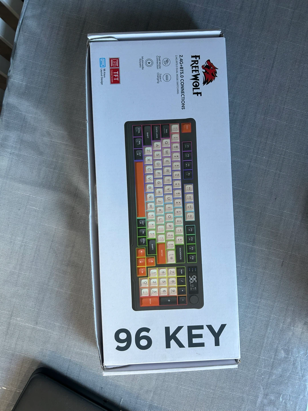 Freewolf 96 Key Wireless Mechanical Keyboard