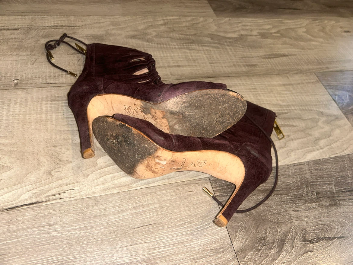 Joie Suede Lace-up Heels - photo 4