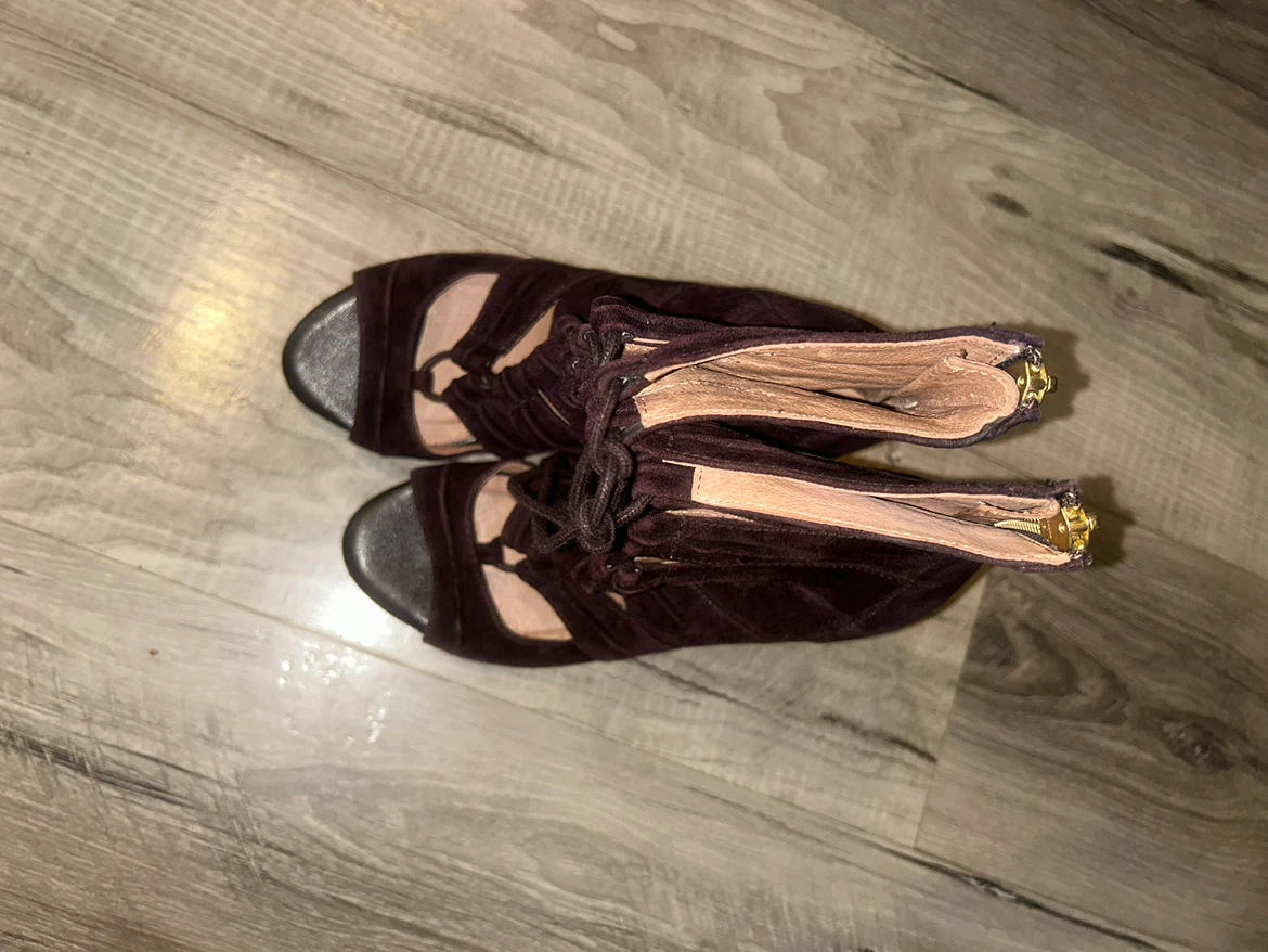 Joie Suede Lace-up Heels - photo 5