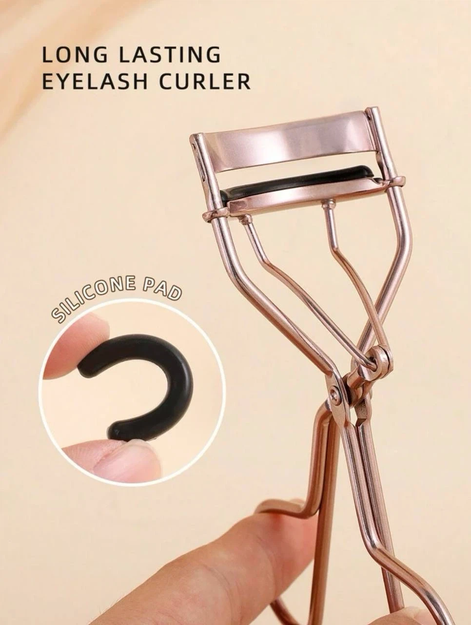 Portable eyelash curler rose pink - photo 4