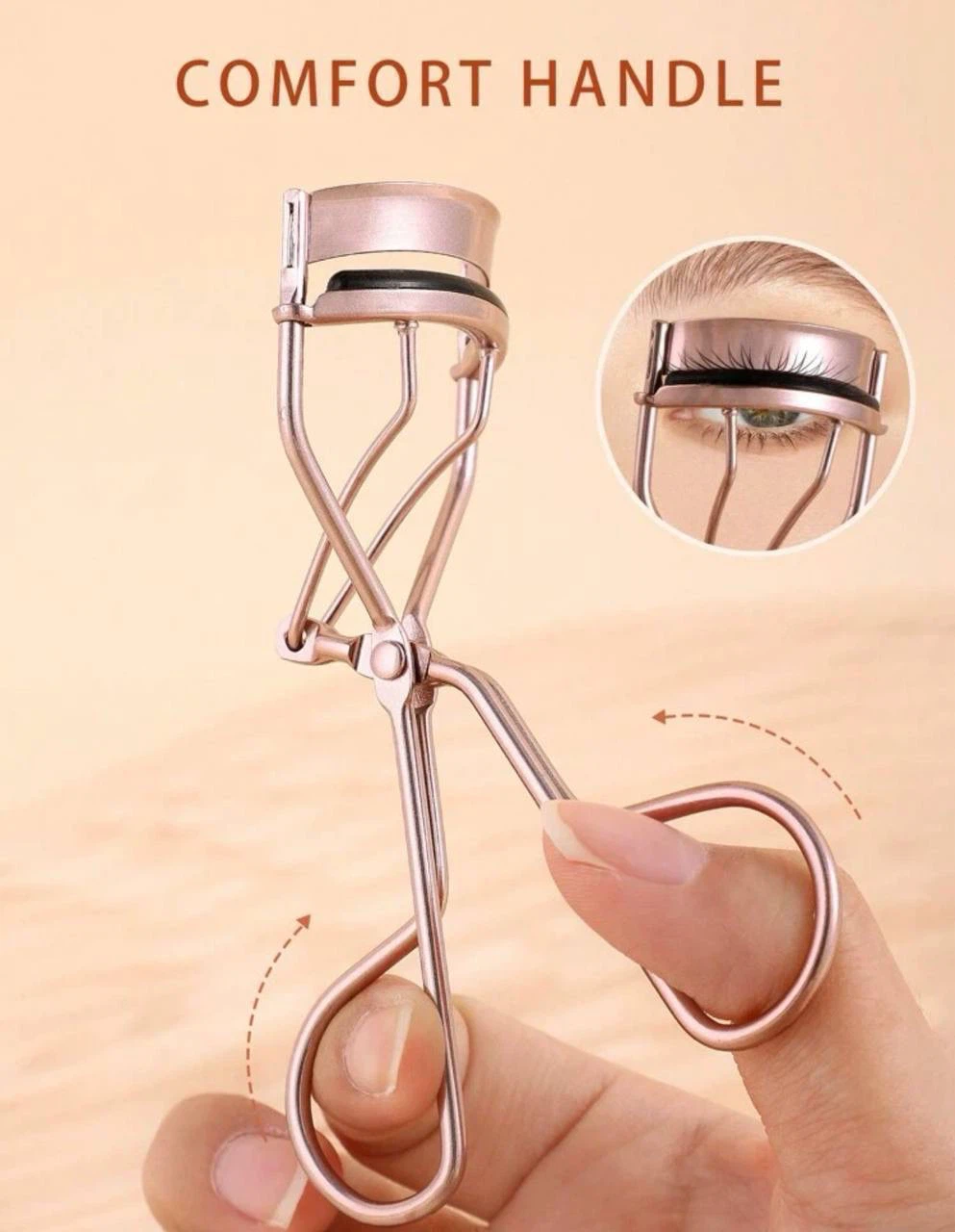 Portable eyelash curler rose pink - photo 5
