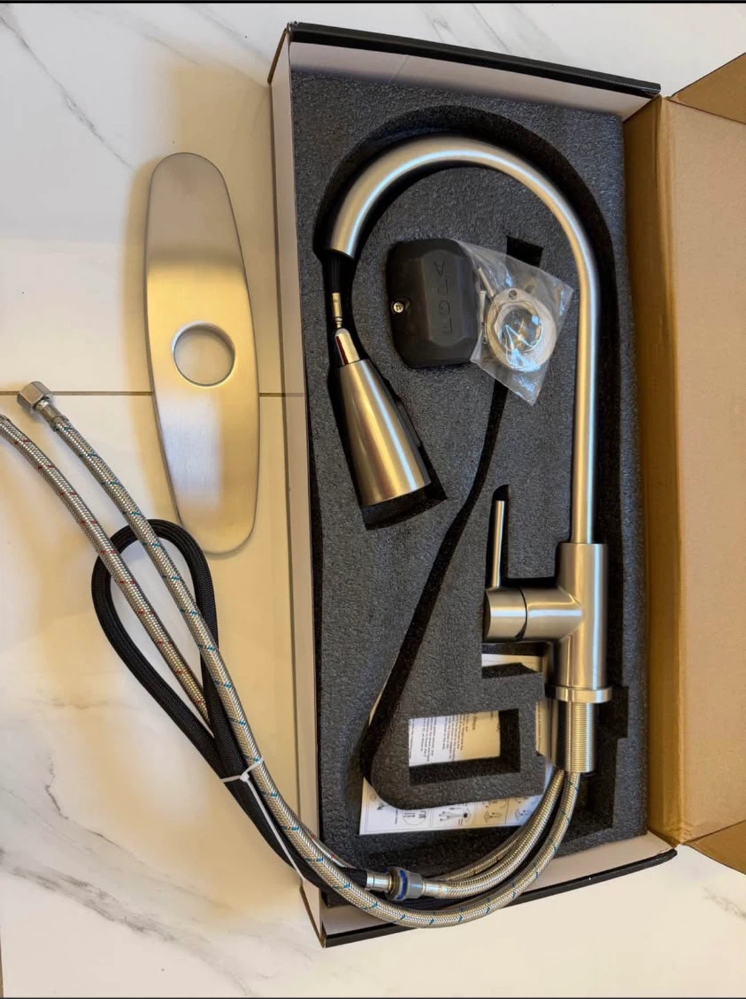 304 Stainless Steel Pull-Down Kitchen Faucet - photo 2