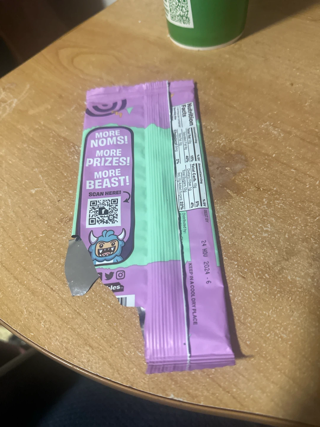 Feastables MrBeast Milk Chocolate Bar wrapper - photo 2