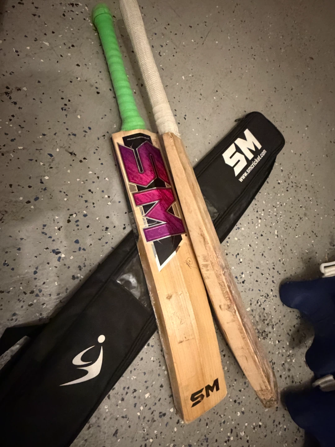 Cricket kit with 2 bats