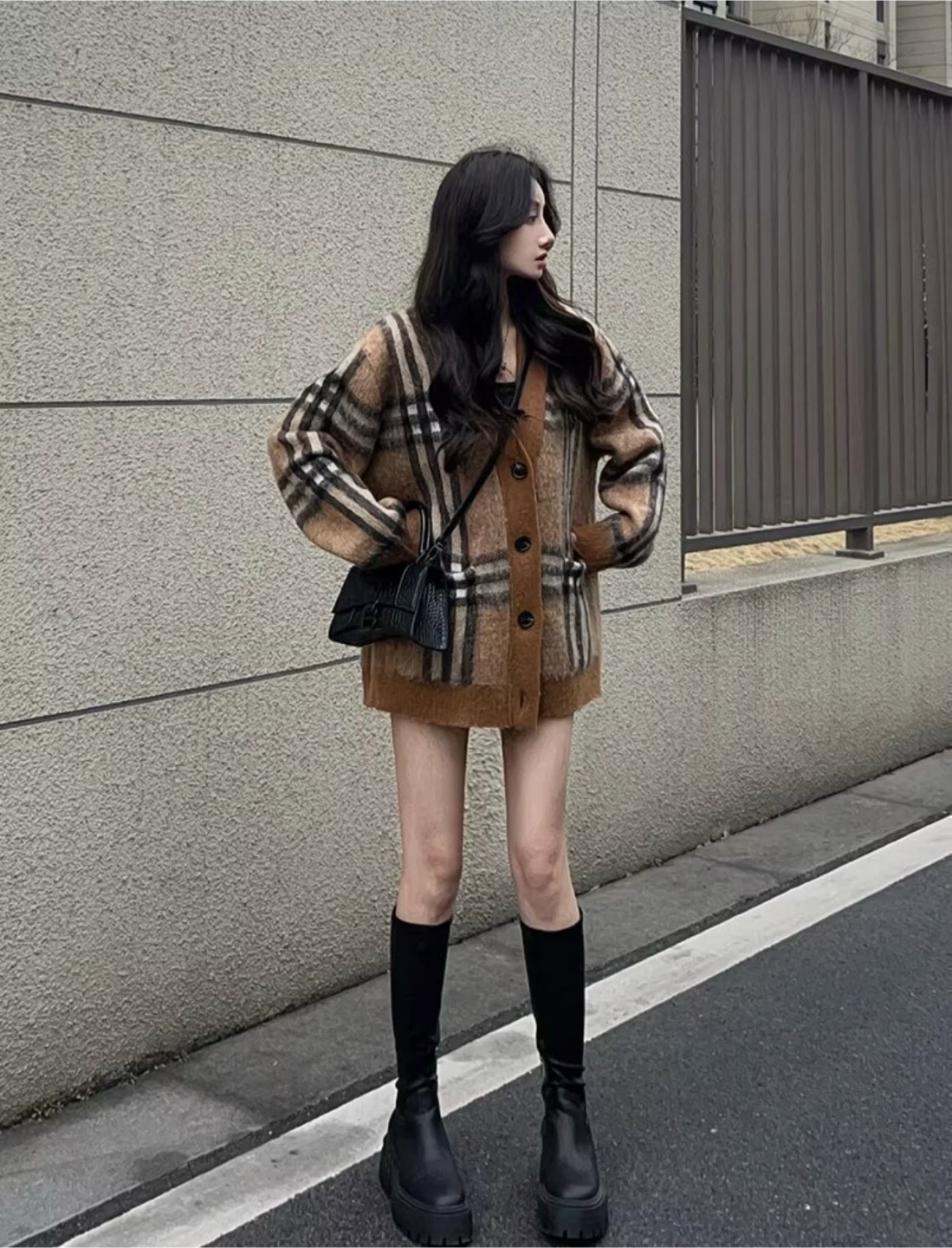 Thick Wool Cardigan Sweater for Autumn