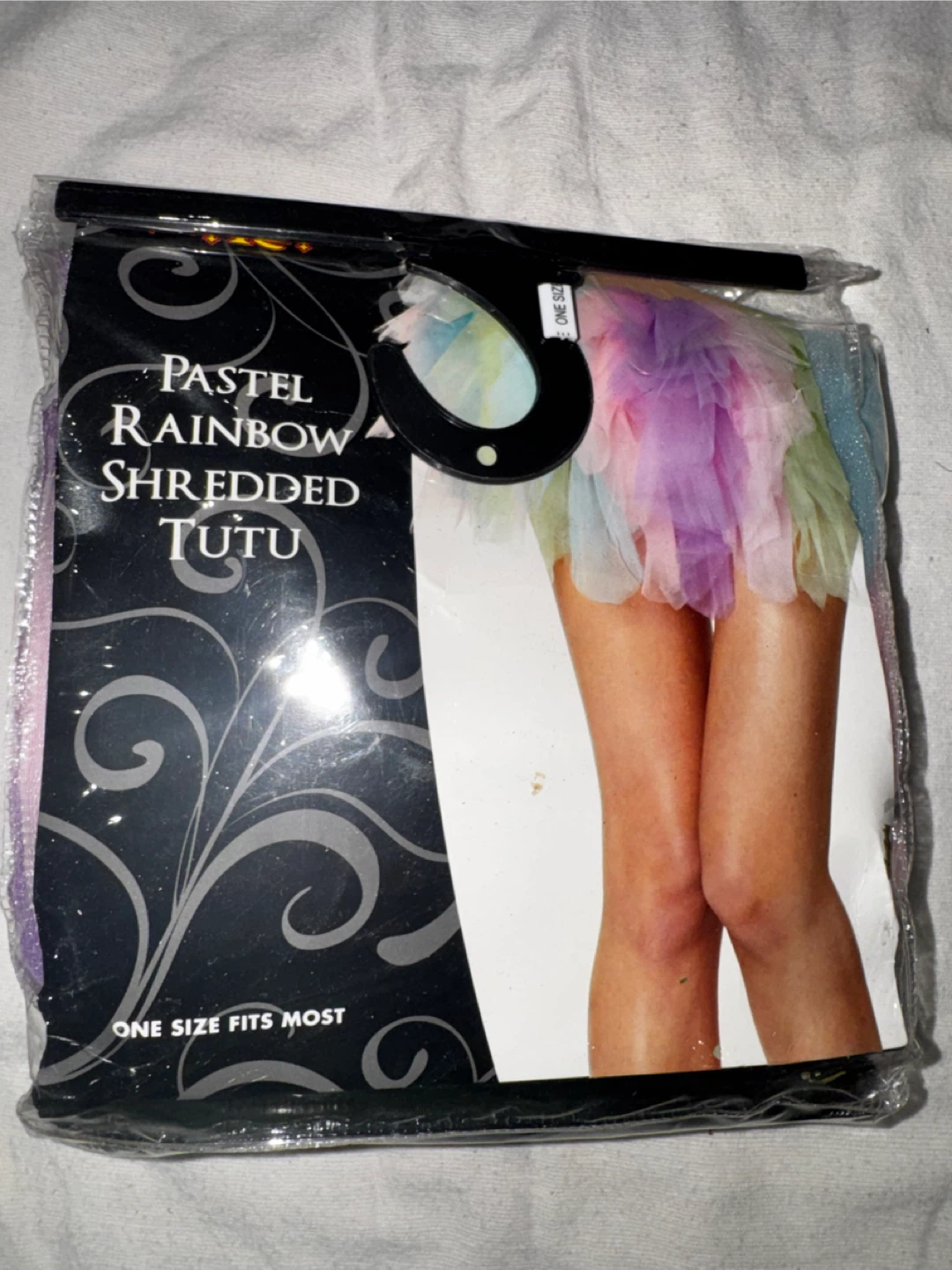 Pastel Rainbow Shredded Tutu