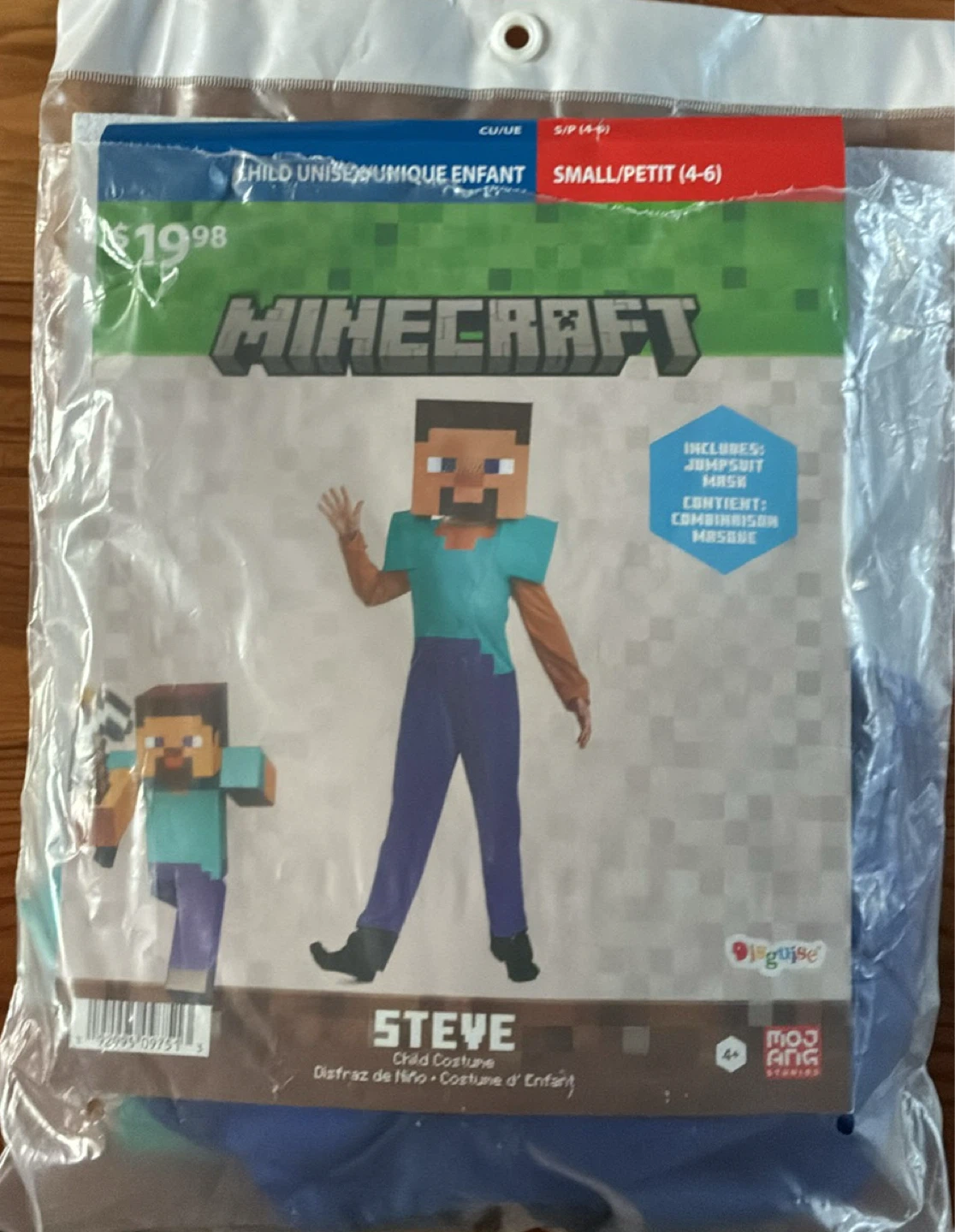 Minecraft Steve Child Costume