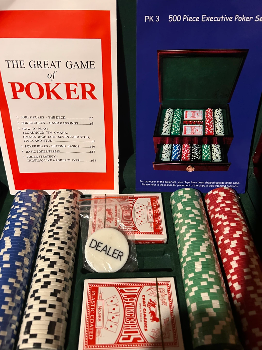 500 Piece Executive Poker Set