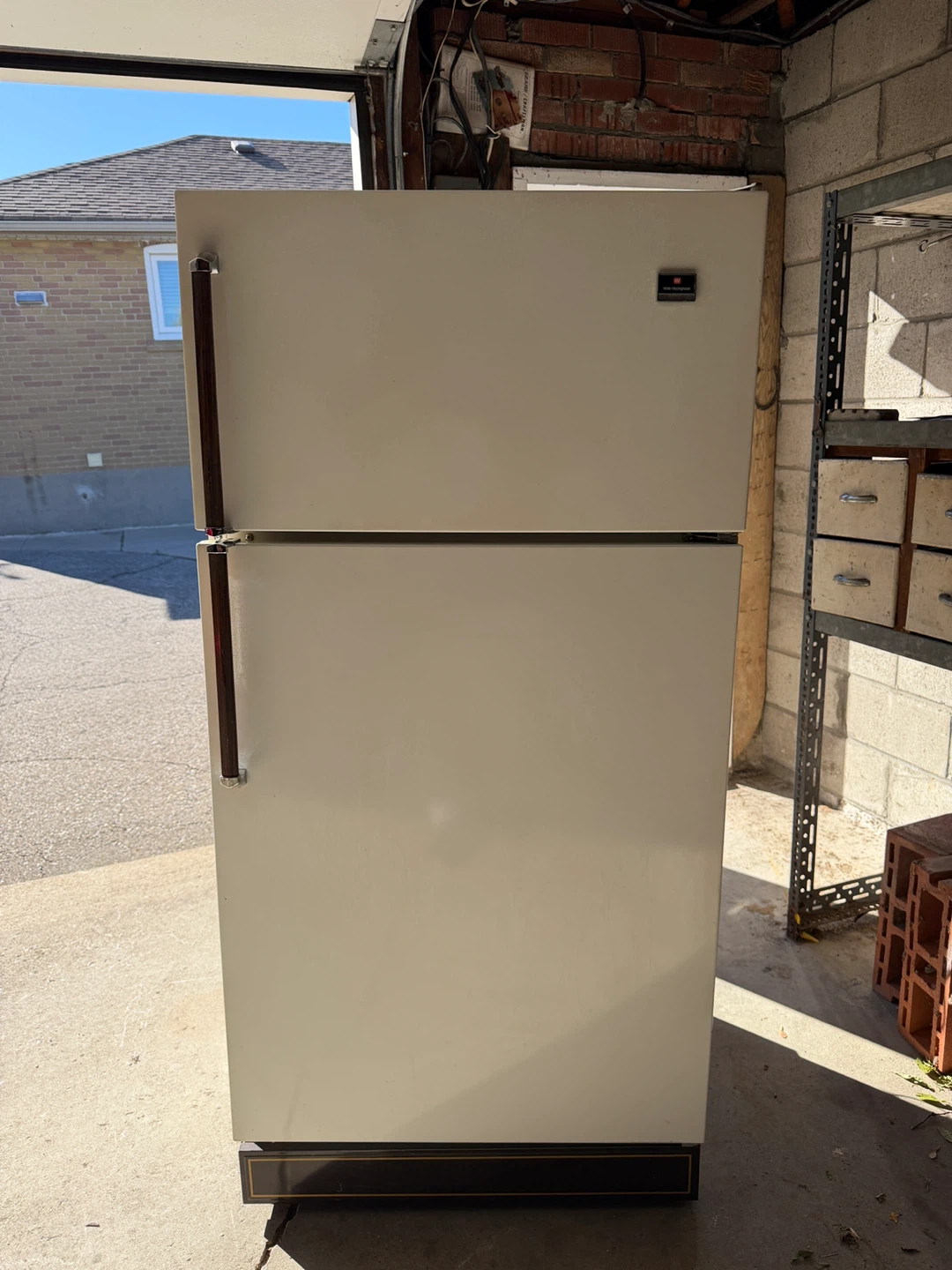 White fridge